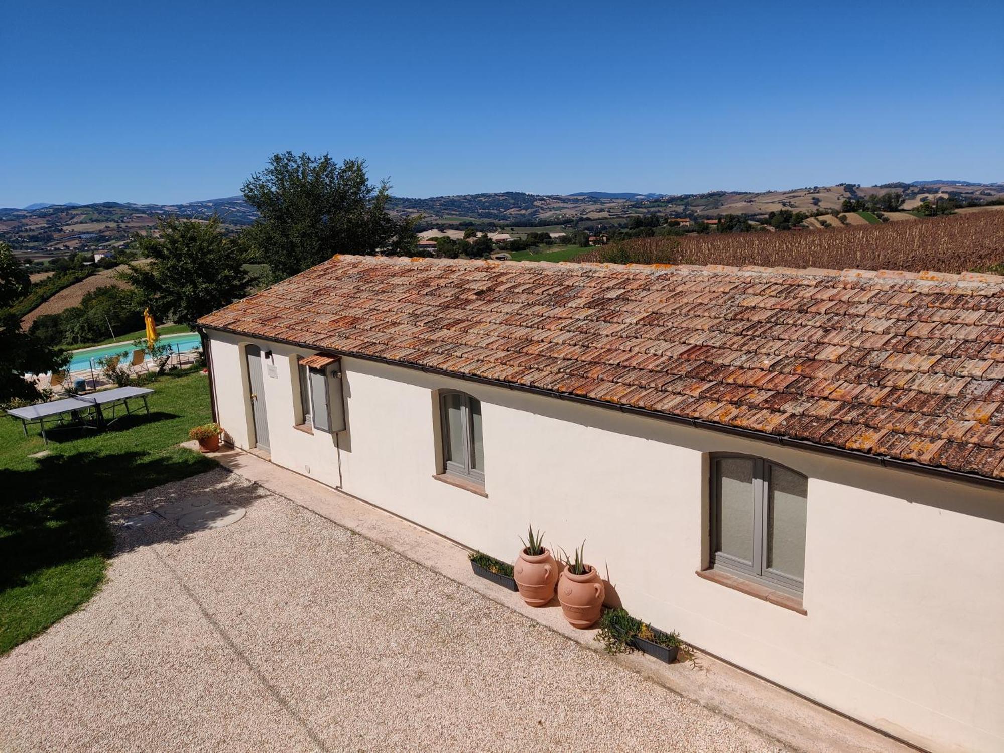Penzion Rustico Del Bozzo Castelleone di Suasa Exteriér fotografie
